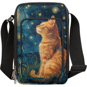 Small Crossbody Bag Women Men Polyester Lightweight Compact Stylish